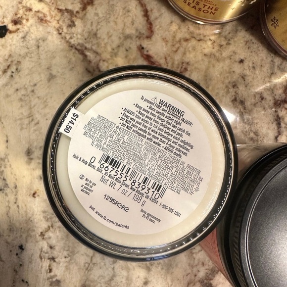 (ONE) Bath&Body Works candles-1x PINEAPPLE MANGO SPRITZ 7oz SCENTED CANDLE NEW! - Picture 3 of 3